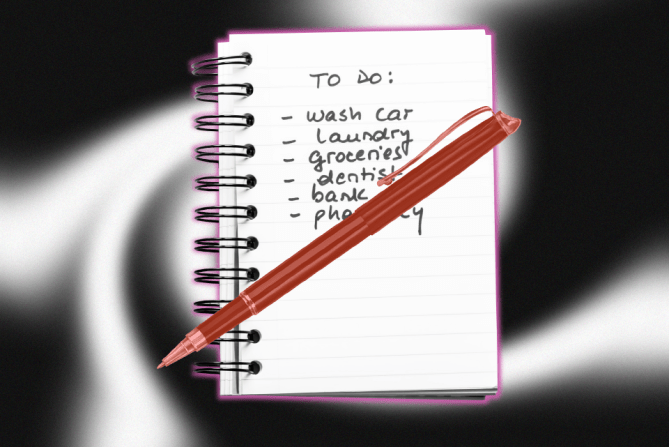 A planner for someone with ADHD